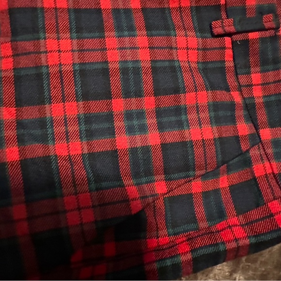 H&M plaid slacks and red thermal - Picture 5 of 6